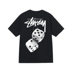 Stussy-Unique-Fuzzy-Dice-T-Shirt